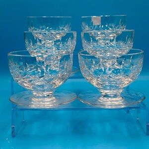 6 Waterford Crystal Wine Goblets – “Kildare” Pattern | 1952 Gothic Signature